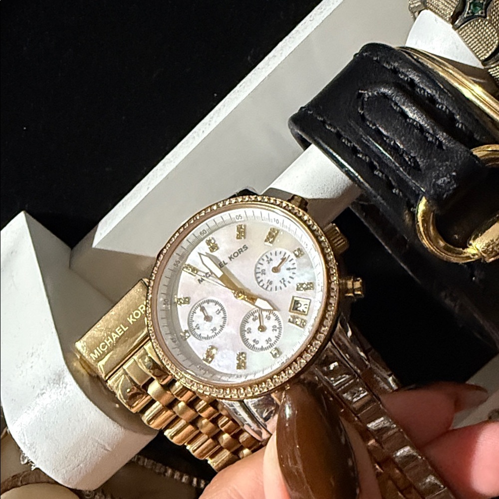 Michael Kors Two-Tone Chronograph Watch